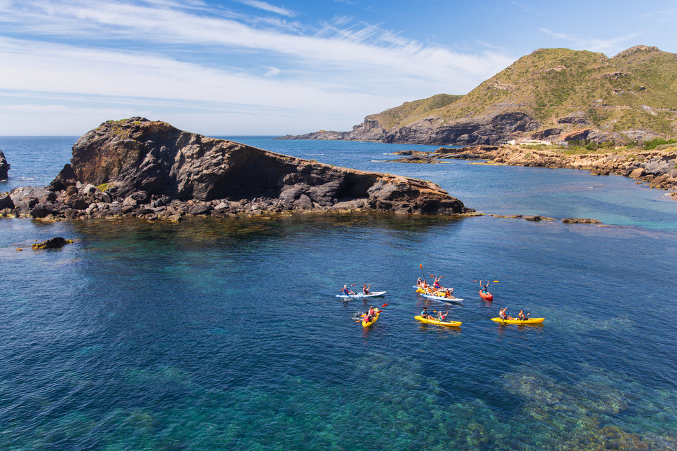 Kajak- und Schnorcheltour - Cabo de Palos