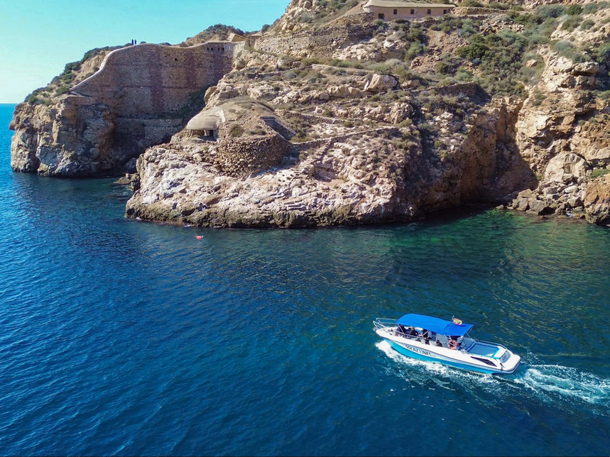 Paseo en lancha desde Cartagena - Ruta Algameca