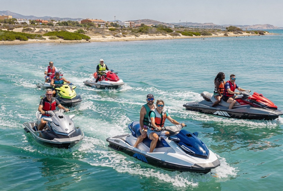 Jetski-Ausflug durch die Bucht des Mar Menor